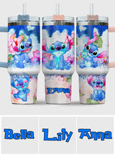 Load image into Gallery viewer, Personalized Tropical Vibe Tumbler With Handle Custom Name Gift
