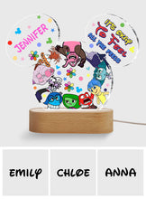 Load image into Gallery viewer, Personalized Acrylic Shaped Light Plaque Custom Name Gift