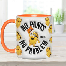 Load image into Gallery viewer, Personalized Minion Mug Custom Name No Pants No Problem Gift