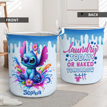 Load image into Gallery viewer, Personalized Laundry Basket Custom Name Fun Design Gift
