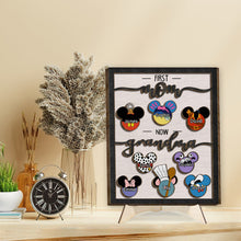 Load image into Gallery viewer, Personalized Grandma Mouse Ears 2 Layered Wood Sign Gift