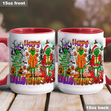 Load image into Gallery viewer, Personalized Grinch Accent Mug Custom Name Holiday Gift