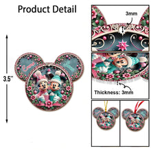 Load image into Gallery viewer, Personalized Mouse Ornament with Custom Names for Christmas