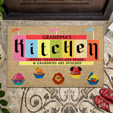 Load image into Gallery viewer, Personalized Grandma's Kitchen Doormat Custom Names Gift