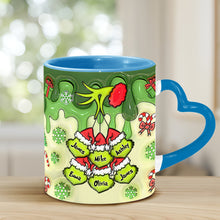 Load image into Gallery viewer, Personalized Heart Handle Mug Custom Name Gift for Mom