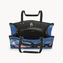 Load image into Gallery viewer, Personalized Leather Handbag Custom Family Title Gift for Grandma