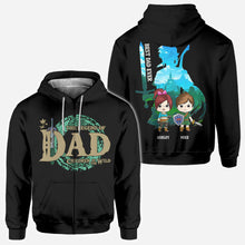 Load image into Gallery viewer, Personalized All Over Shirt The Legend of Dad/Mom Gift Idea