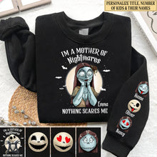 Load image into Gallery viewer, Personalized Nightmare All Over Shirt Custom Names Gift for Mom/Dad