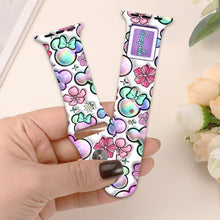 Load image into Gallery viewer, Personalized Puffy Mouse Ears Apple Watch Band Custom Name Gift for Kids