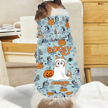 Load image into Gallery viewer, Personalized Halloween Dog Hoodie Cute Booey Design for Pets