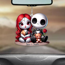 Load image into Gallery viewer, Personalized Nightmare Chicano Couple Car Ornament Gift
