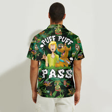 Load image into Gallery viewer, Personalized Puff Puff Pass Hawaiian Shirt Custom Name Gift