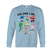 Load image into Gallery viewer, Personalized God Says I Am T-shirt & Hoodie for Kids