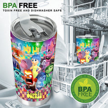 Load image into Gallery viewer, Personalized Tumbler with Custom Name & Colorful Design for Kids