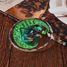 Load image into Gallery viewer, Personalized True Love Never Dies Glass Ornament Christmas Gift