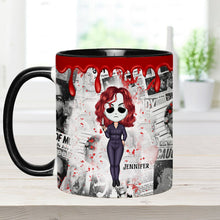 Load image into Gallery viewer, Personalized Accent Mug with Unique True Crime Design