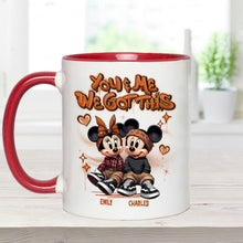 Load image into Gallery viewer, Personalized We Got This Accent Mug Custom Name Gift for Couples