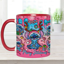 Load image into Gallery viewer, Personalized Ohana Accent Mug Christmas Gift for Mom