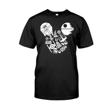Load image into Gallery viewer, Personalized Star Wars Mouse Ears T-shirt & Hoodie Gift for Fans