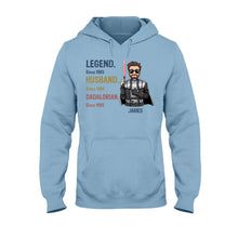Load image into Gallery viewer, Personalized Star Wars T-shirt Hoodie Gift for Dad Legend Husband