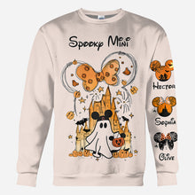 Load image into Gallery viewer, Personalized Halloween All Over Shirt Custom Name Gift for Mom