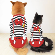 Load image into Gallery viewer, Personalized Halloween Pet Shirt with Mouse Ears Costume for Dogs