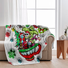 Load image into Gallery viewer, Personalized Nightmare Before Christmas Blanket Gift for Kids