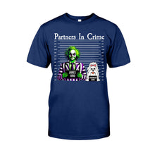 Load image into Gallery viewer, Personalized Partners In Crime T-shirt & Hoodie for Mom/Dad