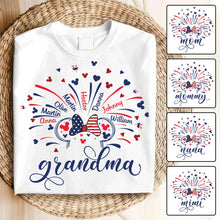 Load image into Gallery viewer, Personalized Firework Mouse T-shirt & Hoodie for Family | 4th of July Gift