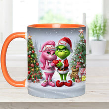 Load image into Gallery viewer, Personalized Merry Grinchmas Accent Mug Custom Name Gift for Christmas