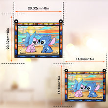 Load image into Gallery viewer, Personalized Ohana Window Hanging Suncatcher Ornament Gift
