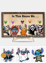Load image into Gallery viewer, Personalized 2 Layered Wood Sign Custom Ohana Home Decor Gift