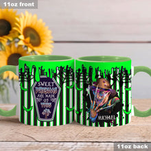 Load image into Gallery viewer, Personalized Sweet Dreams Accent Mug Custom Name Gift Idea