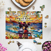 Load image into Gallery viewer, Personalized Couple Jigsaw Puzzle Unique Gift for Engagement Anniversary