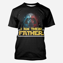 Load image into Gallery viewer, Personalized I Am Your Father All Over Shirt Custom Names Gift for Dad
