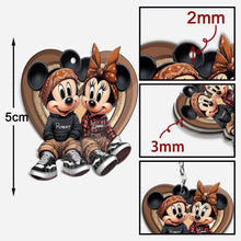 Load image into Gallery viewer, Personalized QR Code Keychain for Couples - Unique Gift