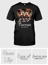 Load image into Gallery viewer, Personalized Chicano Couple T-shirt & Hoodie Gift Together Since 2022