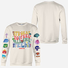 Load image into Gallery viewer, Personalized All Over Shirt for Kids - It's Ok to Feel All the Feels Gift Idea