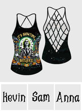 Load image into Gallery viewer, Personalized Halloween Cross Tank Top Custom Name Gift Idea