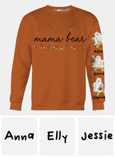 Load image into Gallery viewer, Personalized Mama Bear All Over Shirt for Mom with Custom Names