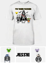 Load image into Gallery viewer, Personalized Halloween T-shirt & Hoodie I'm Their Father Gift