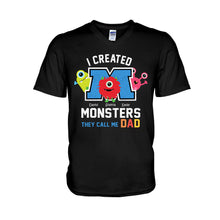Load image into Gallery viewer, Personalized Father's Day T-shirt with Custom Names | Unique Dad Gift