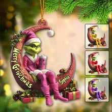Load image into Gallery viewer, Personalized Grinch Christmas Ornament Custom Name Gift
