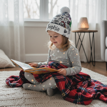 Load image into Gallery viewer, Personalized Nightmare Beanie Hat for Kids & Adults – Custom Name Gift for Christmas