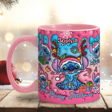 Load image into Gallery viewer, Personalized Ohana Accent Mug Christmas Gift for Mom
