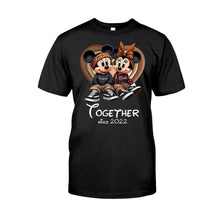 Load image into Gallery viewer, Personalized Chicano Couple T-shirt & Hoodie Gift Together Since 2022