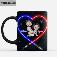 Load image into Gallery viewer, Personalized Star Wars Mug I Love You to the Death Star Gift for Couple