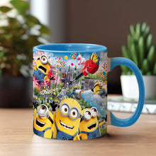 Load image into Gallery viewer, Personalized Minions Accent Mug Custom Name Gift for Kids