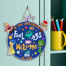 Load image into Gallery viewer, Personalized Wood Classroom Sign Custom Name Gift for Teacher