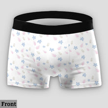 Load image into Gallery viewer, Personalized Lace Border Briefs and Boxer Briefs for Couples | Custom Name Gift